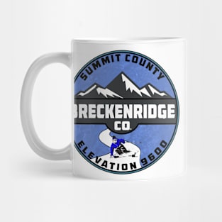 Ski Breckenridge Colorado Skiing Snowboard Mug